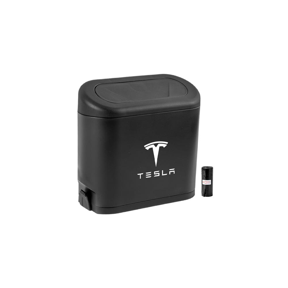 Car Trash Can Side Door Seat Back Hanging Trash Storage Bin For Tesla Model 3 Cybertruck Coil Model S X Model Y Roadster SpaceX