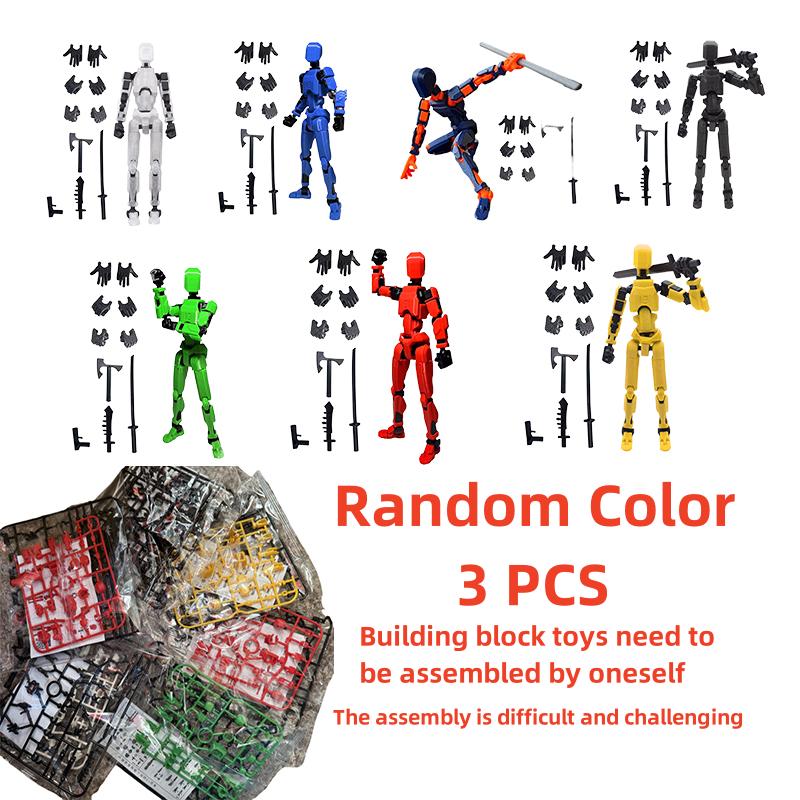 

3PCS 13 Joints Figure Articulate Movable Dummy Doll Diy Assembly Toy 3D Printed Action Figure Stop Motion Animation Dummy