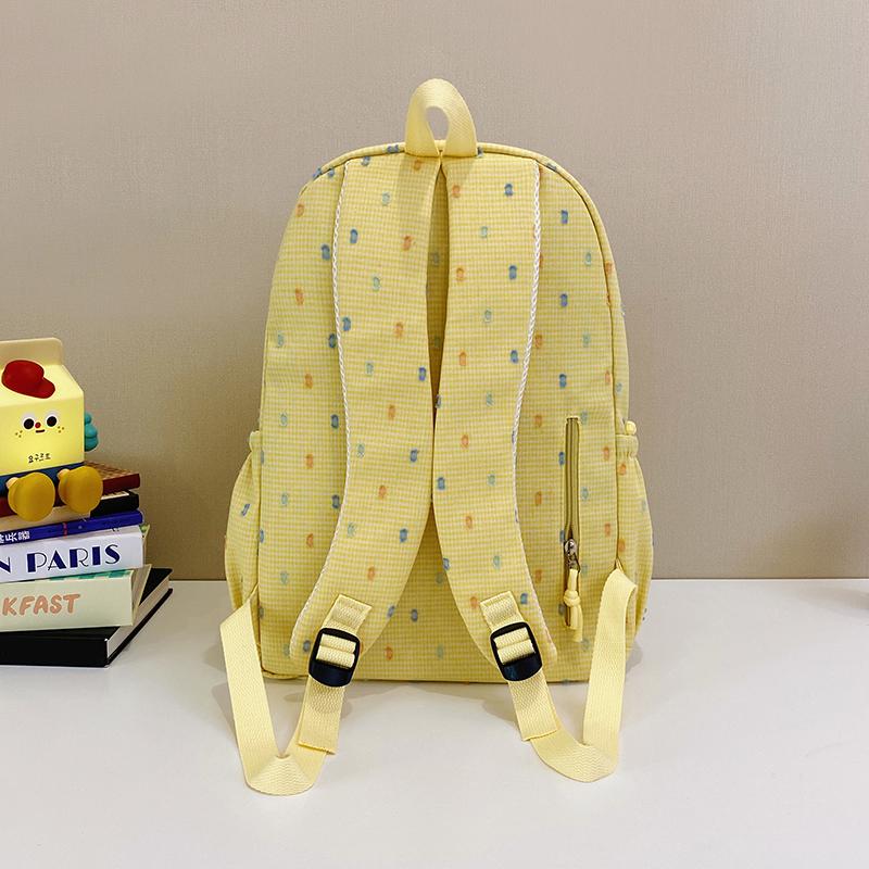 New Ladies Shoulder Bag Large Capacity Fashion Trend Durable Ladies Casual Backpack Dopamine Matching Colour Student Schoolbag
