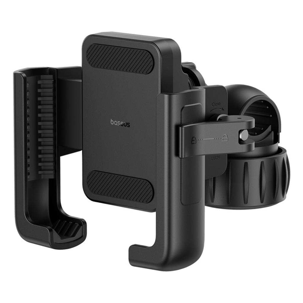 Supporto per telefono GoTrip per bici, scooter, montaggio su manubrio, nero