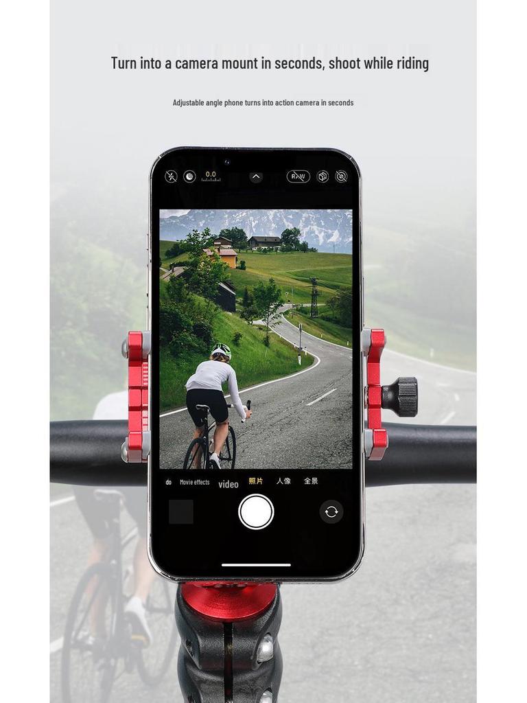 360° Rotatable Anti-Shake Phone Mount for Bikes and Motorcycles