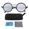 ND2 400X Adjustable Tint Sunglasses 49mm With ND Filter Lens Round Polarized Glasses for Outdoor Beach