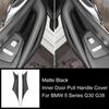 Pro BMW řady 5 G30 G38 2018-2023 Carbon Fiber Black Vnitřní panel dveří Kryt táhla Ochranná lišta