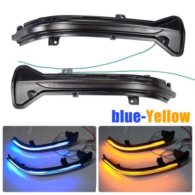 Scroll LED Dynamic Turn Signal Light Side Mirror Flashing Light Repeater Blinker For BMW 5 6 7 8 3 Series G38 G30 G31 G11 G20 M5