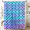 Artistic Shower Curtain Decorative Bathroom Waterproof Fabric Floral Design for Home Decoration (128 characters)