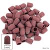20 Pezzi Cappucci Abrasivi Traspiranti Grana 80-180 Pratiche Manichette in Grafite Per Manicure Pedicure e Cura dei Piedi