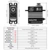 9KG RC Digital Micro Servo with Servo Mount Bracket and Arm Coreless Motor Servo for TRX4M Servo 1/18 RC Car Upgrade Parts