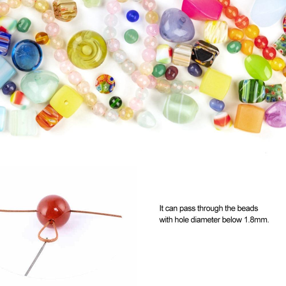 5Pcs Convenient Tools Threading Needles Handle Design Jewelry Accessories Jewelry Making