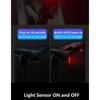 Smart-Fahrrad-Rücklicht, Auto-Start-Stop-Bremssensor LED-Ladefunktion Radfahren Smart-Fahrrad-Rücklicht