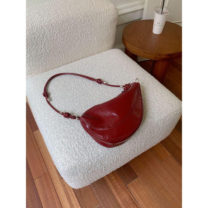 

South Korea Niche Style Women s Summer Casual Red Saddle Bag Red
