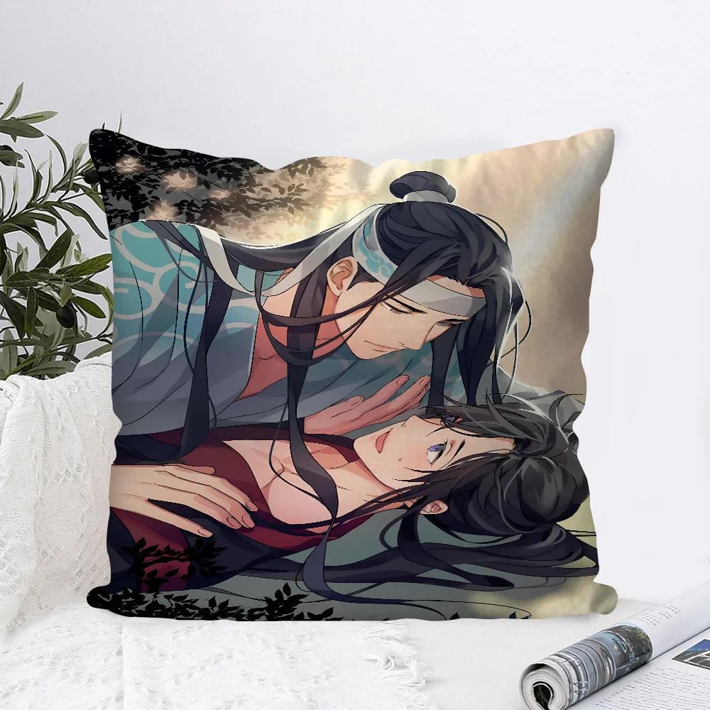 Anime Grandmaster Mo Dao Zu Shi MDZS Pillow Bedroom Sofa Leisure Comfort Cushion Car Living Room Home Decoration