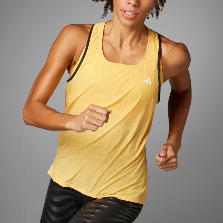Adidas Adizero Lauf-Tanktop Damen Tops Gelb IN1117