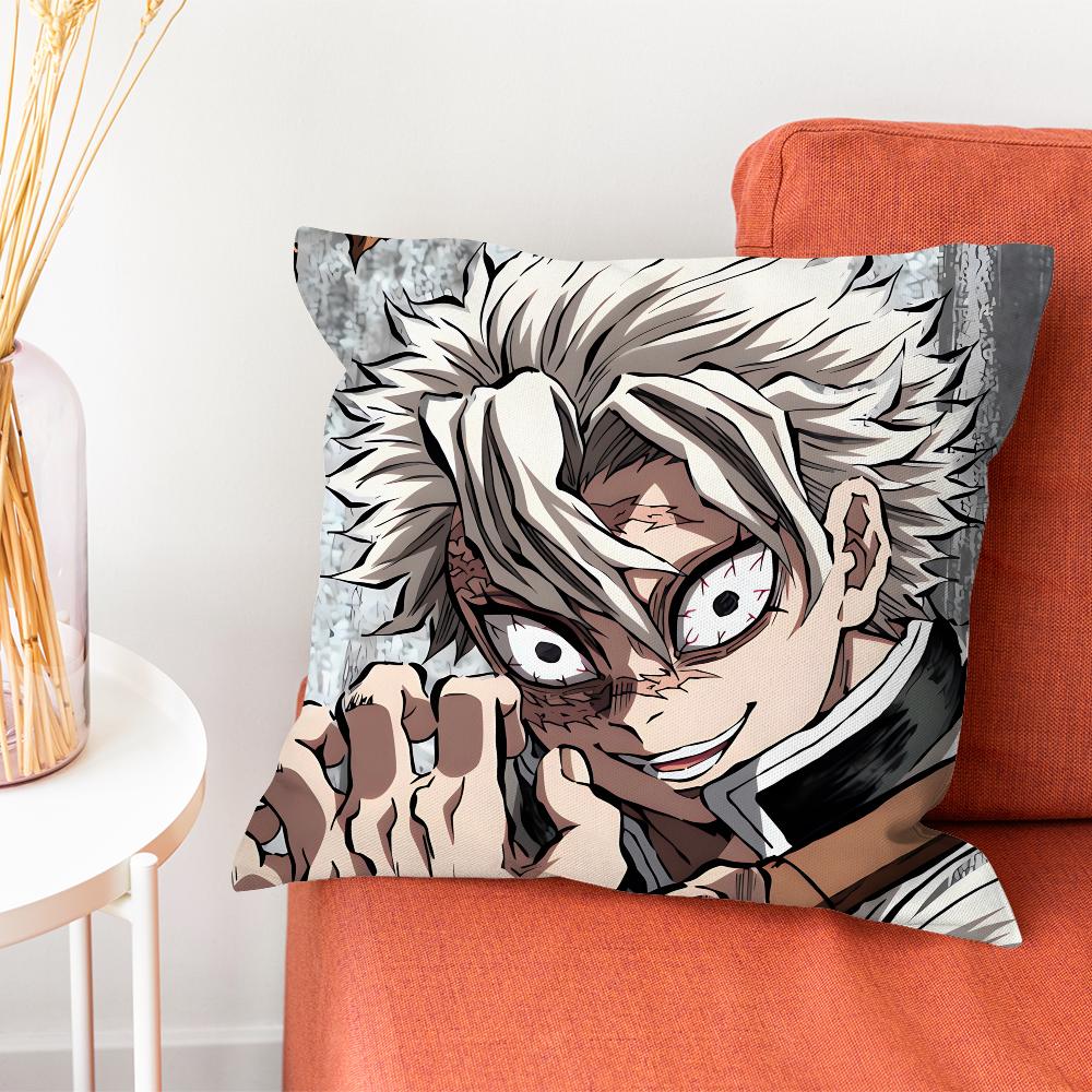 Shinazugawa Sanemi Pillow Case Pillow Case Living Room Sofa Cushion Cover Suitable For Home Bedroom Room Decoration