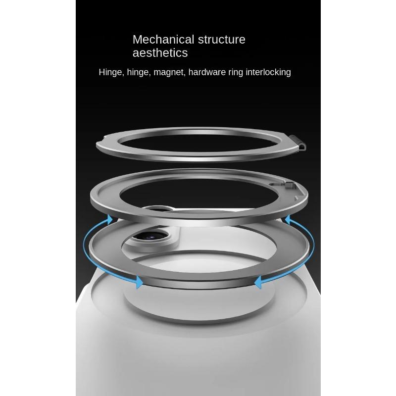 Galaxy Z Fold6 for Wireless Charging Magnetic Phone Case for Samsung Galaxy Z Fold 6 Fold 6 5G Rotating Bracket Protective Cover Holder Stand