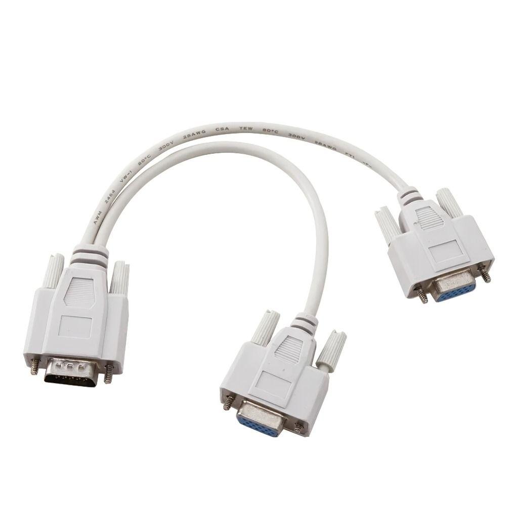 15 PIN SVGA Adapter 25cm Length Splitter Cable Adapter Cable Y Adapter  Display Extension