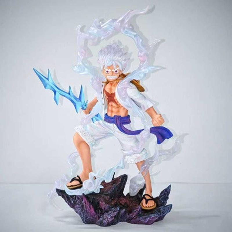 28cm Jt Statue One Piece Lx Five Levels Nika Luffy Roronoa Zoro Figura De Anime Can Move Pvc Collect Mode Toys Collection Gifts