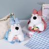 West Highland Plush Doll Pendant - Cute Cartoon In Plaid Princess Dress