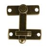 Durability Zincs Alloys Decorative Locking Clasps Sliding Window Door Lock for Retros Styles Wooden Keepsakes Boxes