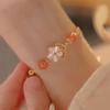 Imitation Hetian Jade Butterfly Bracelet - Women's Elegant Design, Versatile Chinese Style, Perfect Daily Accessory or Best Friend Gift.