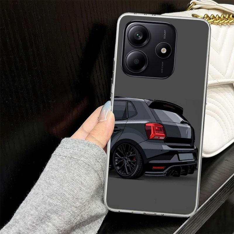 Cool MK4 MK5 Golf Car Case for Xiaomi Redmi Note 14 13 12 11 Pro Plus Phone Cover 14S 12S 11S 11E 11T 10S 10 9S 9 Silicone Funda