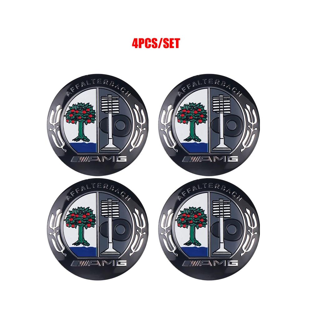 For Mercedes Benz 4PCS 56/60/65mm Car Tyre Wheel Center Hub Cap Sticker For Mercedes Benz A/B/C/E/S Class GLC GLK CLA W126 W210