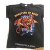Men's Vintage 1991 Monsters of for Rock Tour T-Shirt - Heavy Metal Band Tee Featuring Dragon And Electric Guitar Designs, Double-Sided Print, Soft