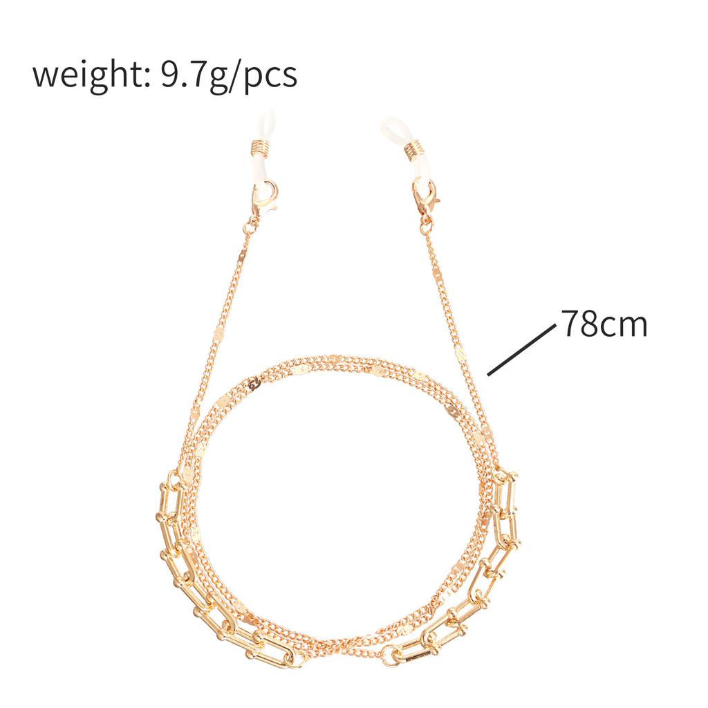 Mask hanging chain glasses hanging chain glasses chain mask chain glasses metal hanging chain metal chain spot spot
