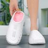 TUINANLE Damen Mode Sandalen Paar Geschlossene Zehen Dicke Plateau Sommer Rutschfest Weich EVA Unisex Innen Badezimmer Hausschuhe Flip Flops