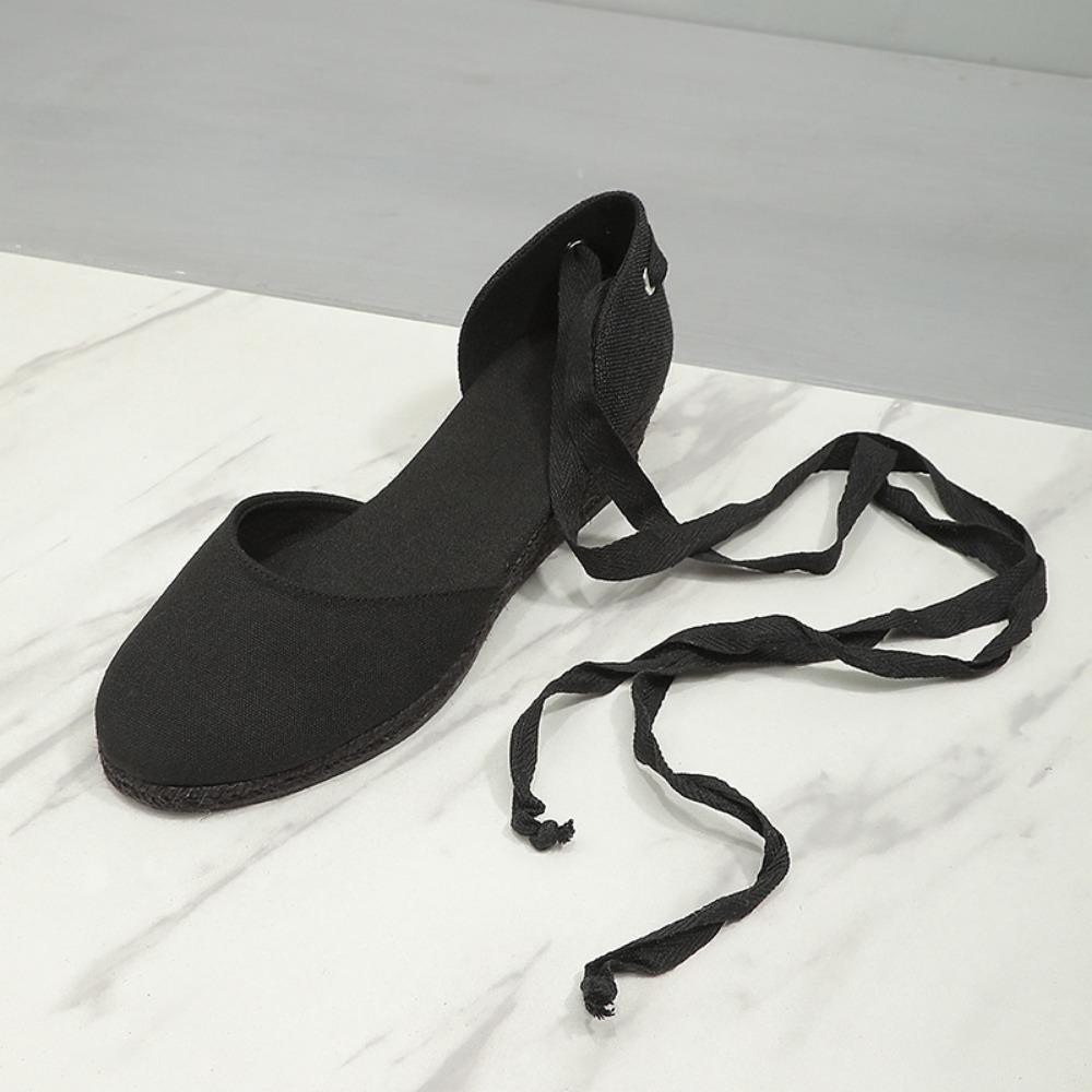 Wedge Heel Sandals Women's Lace Up Spring and Summer New Simple Versatile Fashion High Heels Womens Shoes Sandalias De Mujer