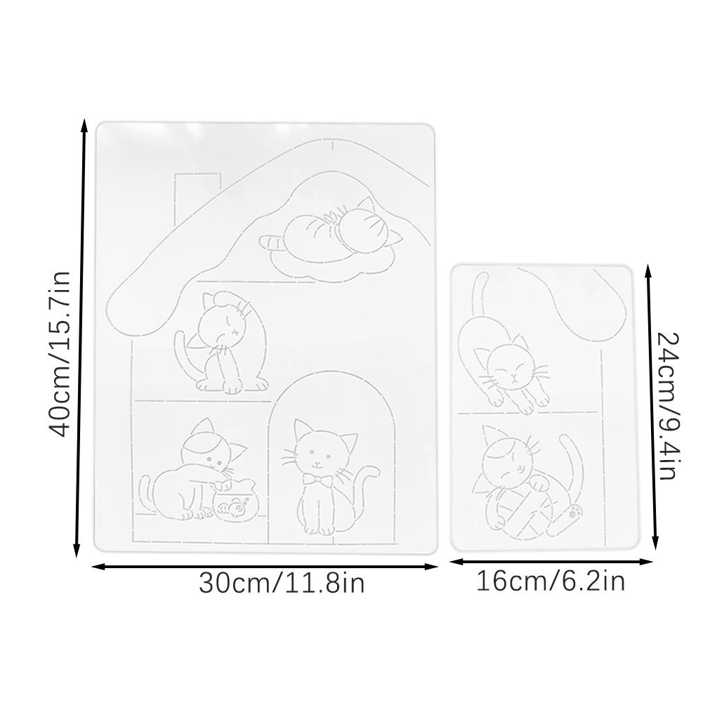 Quilting Templates Multipurpose Embroidery DIY Clothing Stencil For DIY Crafting Art