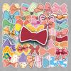 50 Bow Stickers: Cute INS-Style DIY Cartoon Decor for Phones & Cups