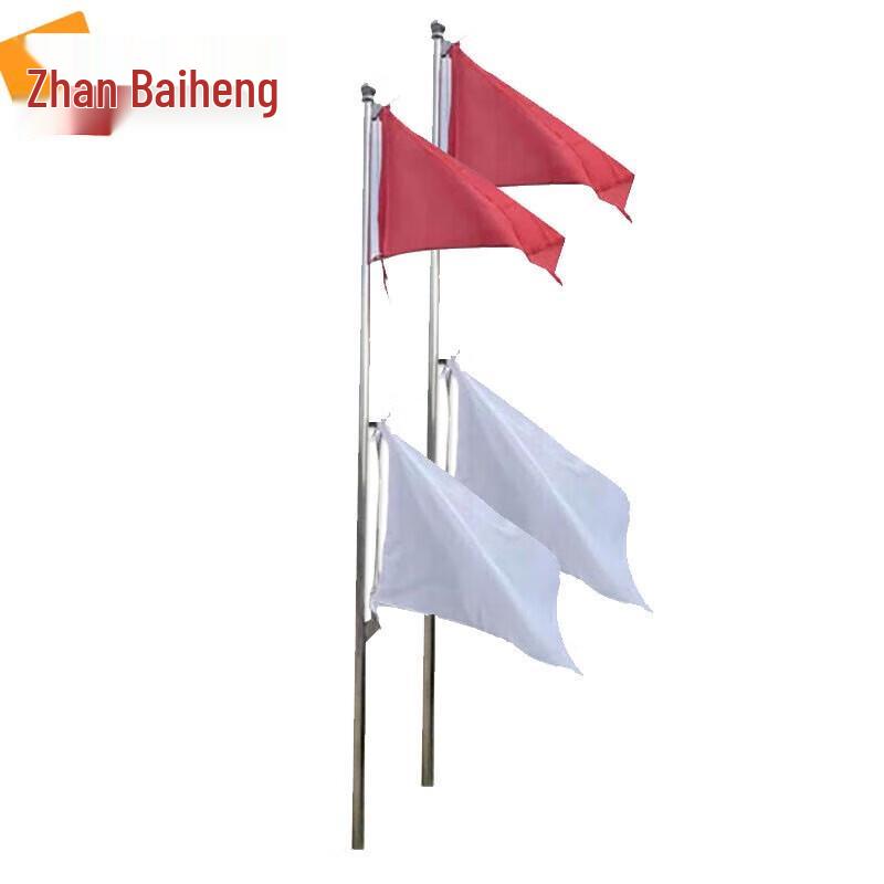 Football Referee Lifting Signal Flag