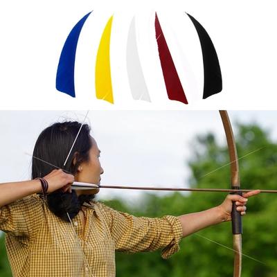 Стрельба из лука 10 шт 4 "дюймовый щит индейки перья стрела перо флетчинг для любых широкоголовых, арбалетов