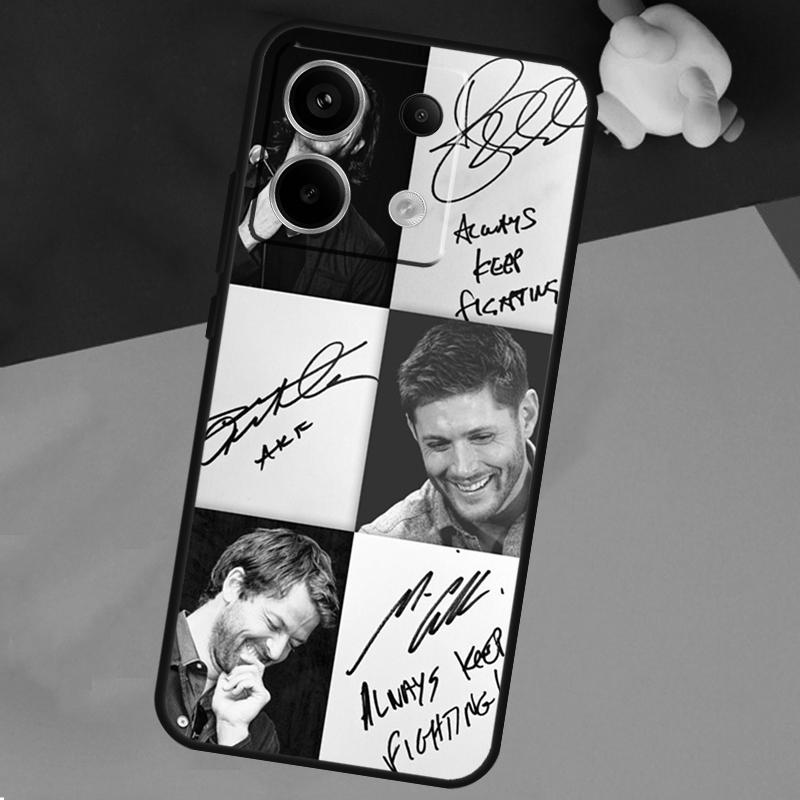 Supernatural Jensen Ackles Case For Xiaomi Redmi Note 13 Pro 12 11 8 9 10 Redmi Note 12S 11S 10S 9S 10C 12C 13C Cover