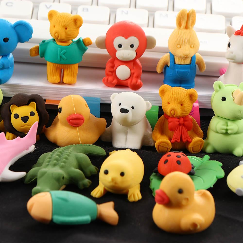 

Assembly Children Toy Pencil Eraser Zoo Animal Eraser Puzzle Eraser Toys Animal Pencil Erasers