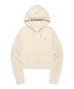 Lee Damen Sommer Kapuzenstrickjacke Beige