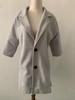Women's Autumn/Winter Seven-Sleeve Button Lapel Pocket Wool Coat