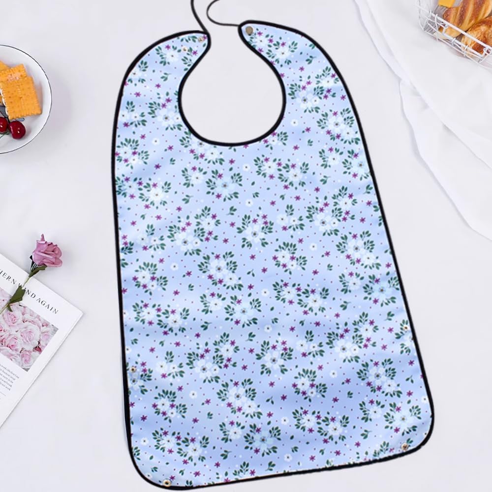 Hiliboo Waterproof Dining Apron For Elderly With Pocket Model 01