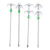 2Pcs Luminous Squid Jig Hooks Double/Single Layer Squid Live Shrimp Hook Stainless Steel Rod Octopus Fishing Hooks