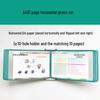 A4 Wall-Mounted 10-Page Swivel Display Folder/Document Holder