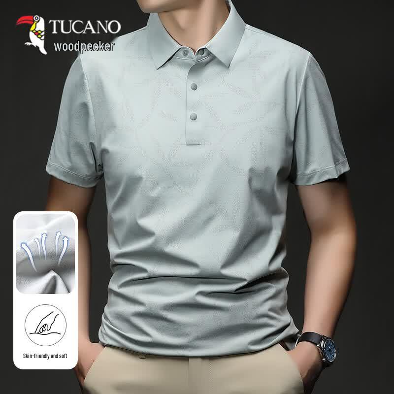 TUCANO Men s Summer Ice Silk Quick-Dry Polo Shirt 56