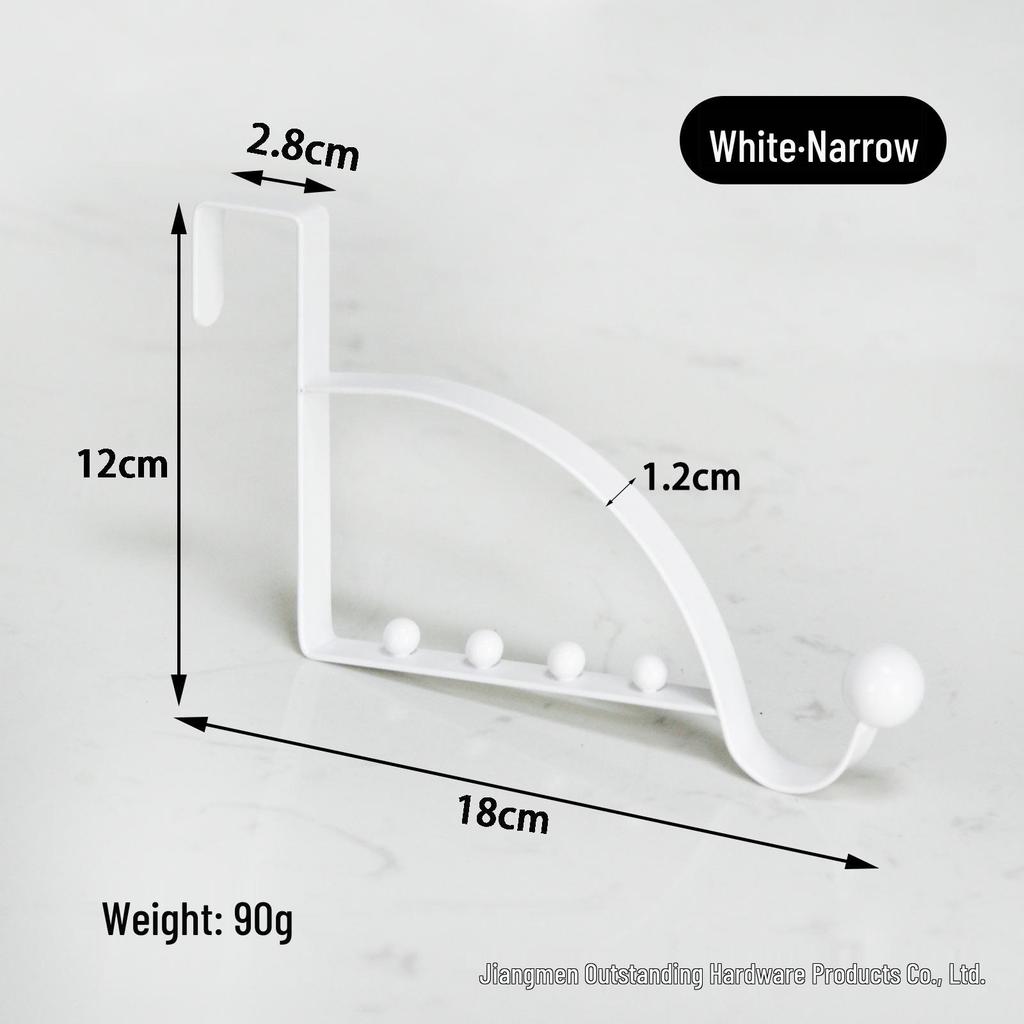 Creative Non-Slip Over-the-Door Hook Coat Rack Without Drilling