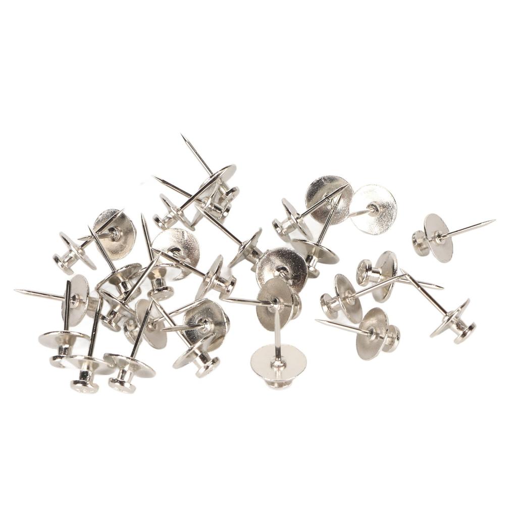 30Pcs Picture Hanging Nails Zinc Alloy Decorative Double Headed Push Pins Hooks Thumbtacks for Wall Hangings Picture