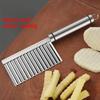 Crinkle Cutter Stainless Steel Multifunction Kitchen Slicer For Vegetables And Fruits