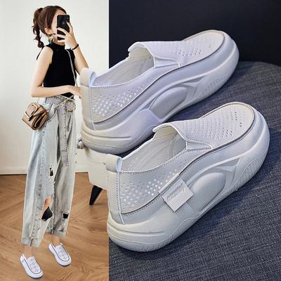 Fashion Sports Shoes Woman Summer 2024 New In Casual Slip-on Sneakers Fashion Hollow Breathable Loafers Women Running Shoes Footwear