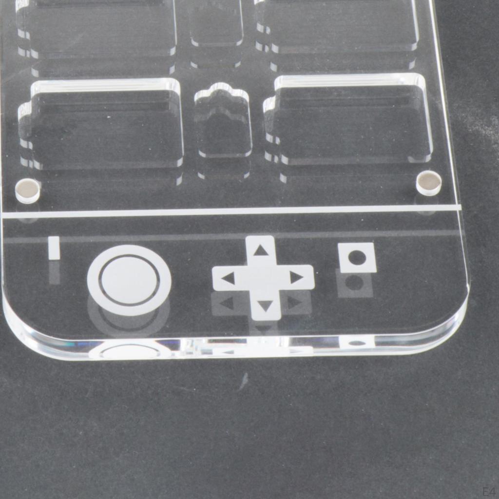 Acrylic Card Slot Storage Case, Lightweight Tabletop Decor, Portable, , Multifunctional, Compact