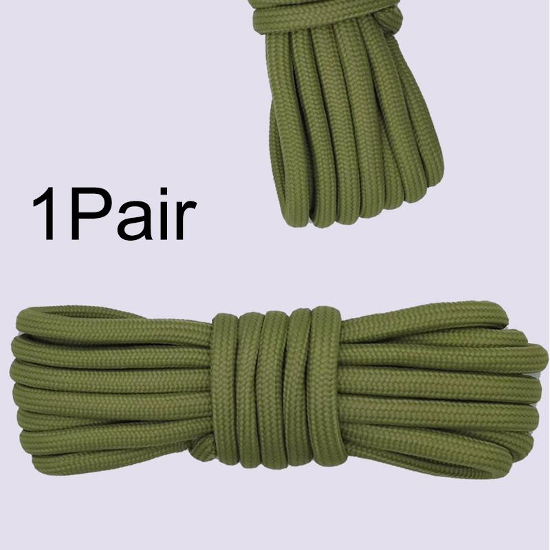 1Pair Round Shoelaces for Sports Boot Sneaker Shoe Laces Solid Shoes Strings Classic Athletic Sports