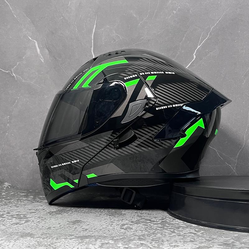 Motorcycle helmets Double Visors Modular Flip Up helmet DOT approved Full face casque moto racing Motocross helmet DOT