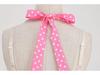 2023 Hot-Selling Barbie Pink Polka Dot Halterneck Ruched Swing Dress