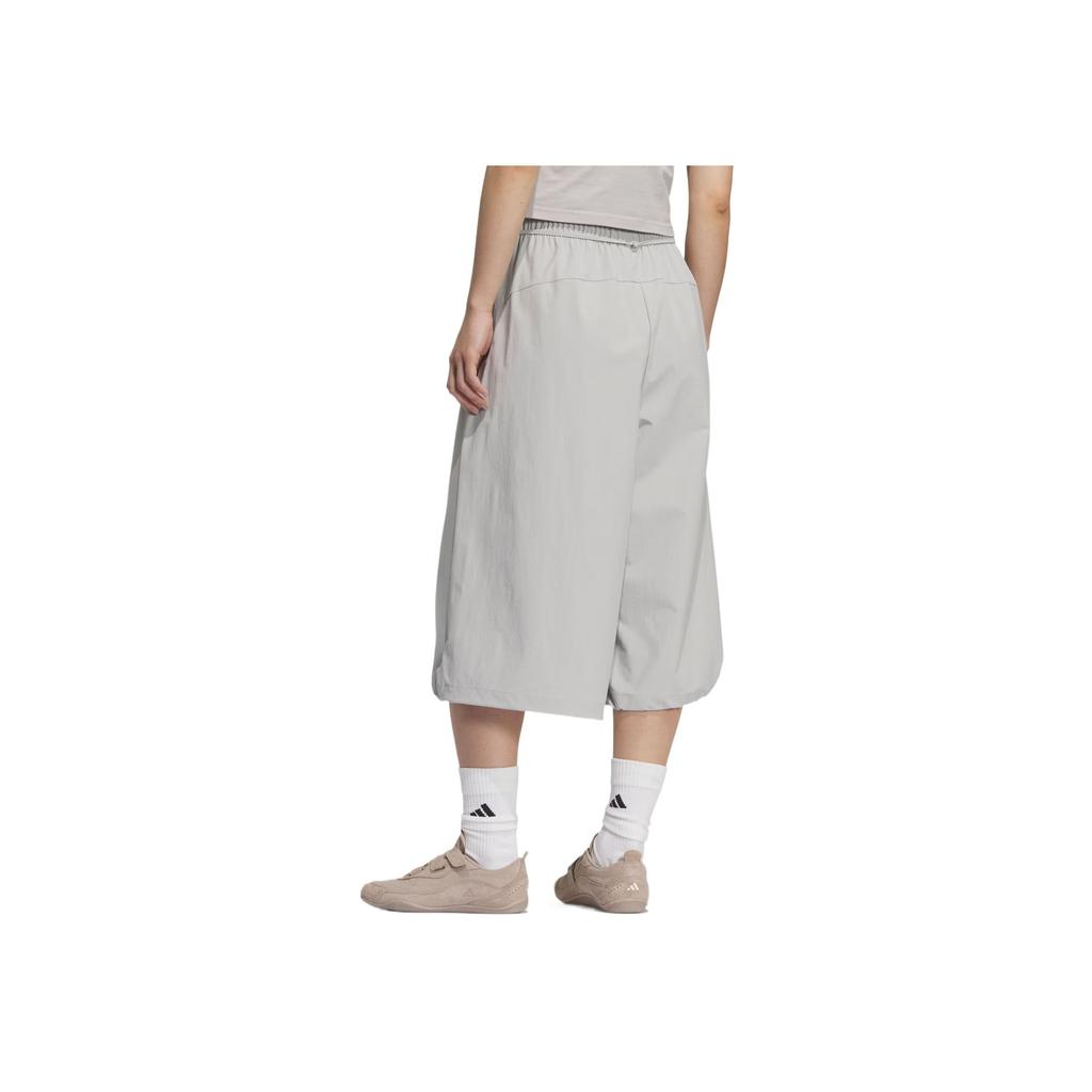 Adidas Fos Future Style Woven Skirt Fashion Comfortable Beautiful Simple Casual Shorts Women Skirts Light-Gray KC3761